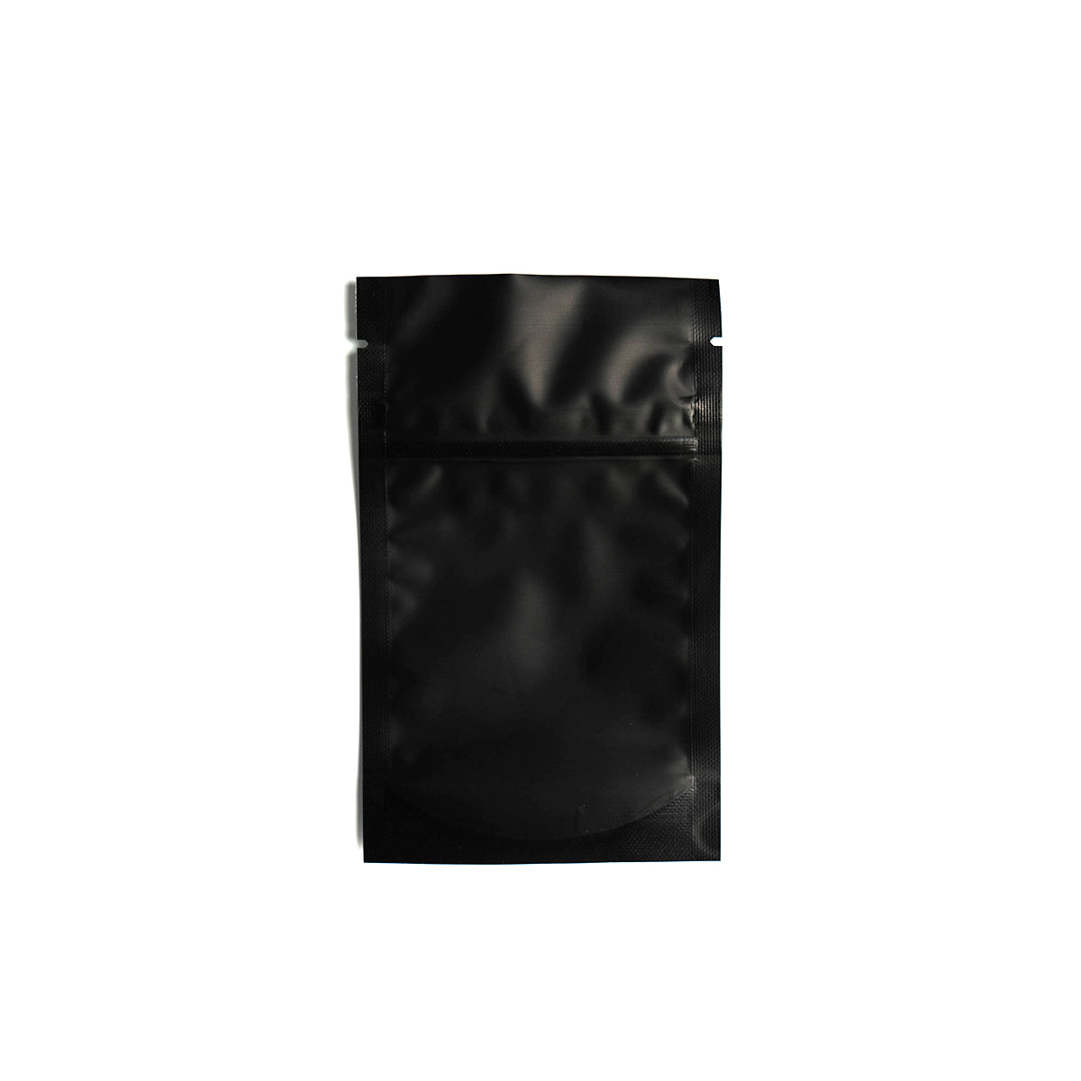 4x5+2 matte black child-resistant grip and pull barrier bag