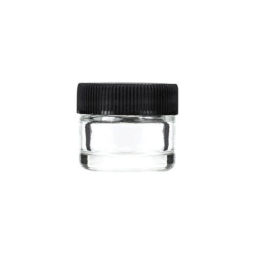 5ml Glass Concentrate Jars with Black Cap - Pro Pack Supply Co.