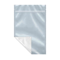 6x9+2 white and clear resealable foil barrier bag stand-up pouch