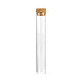 Glass Tube Cork Screw Top