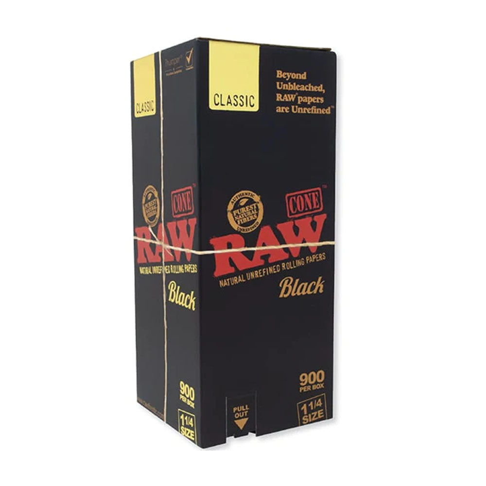 Raw Cones Black Edition 1 1/4"