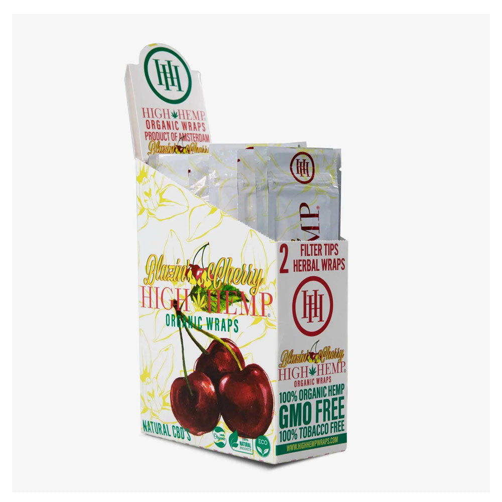 High Hemp Wraps Blazin Cherry