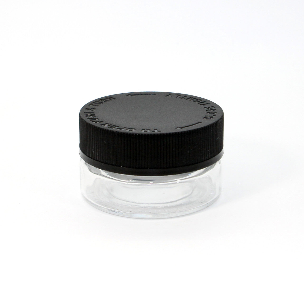 1oz Flat Child Resistant Glass Jars