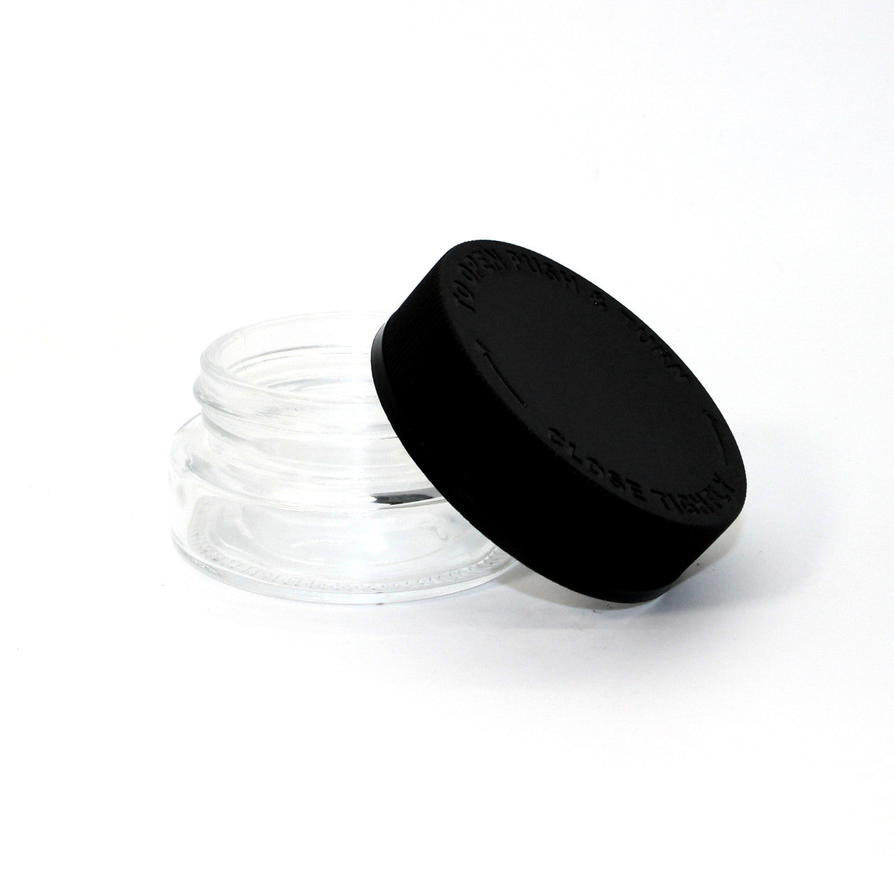 1oz Flat Child Resistant Glass Jars