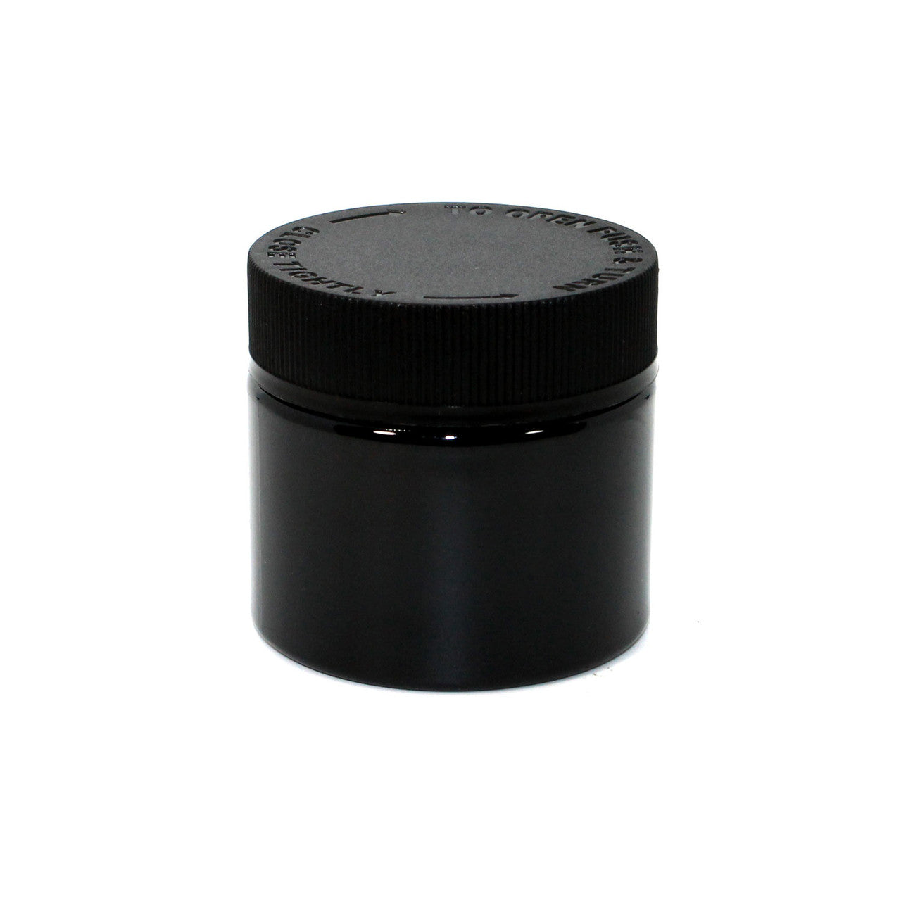3oz PET Child Resistant Jars Black