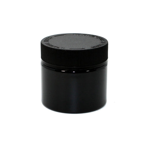 3oz PET Child Resistant Jars Black