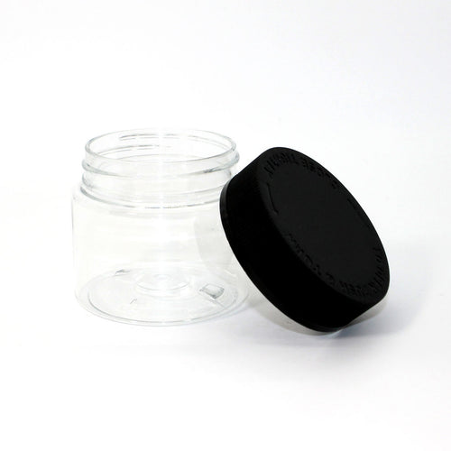 3oz PET Child Resistant Jars Clear