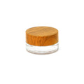 7ML Wood Cap Glass Concentrate Containers