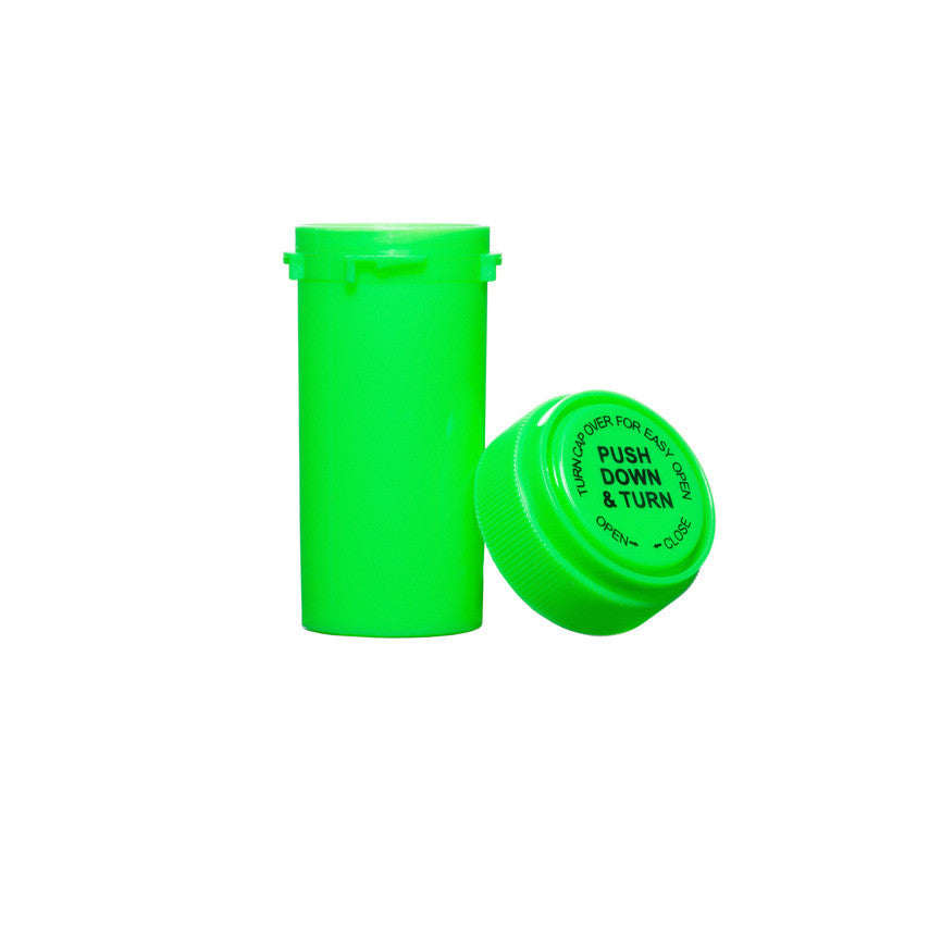 20 Dram Green Reversible Cap Vials