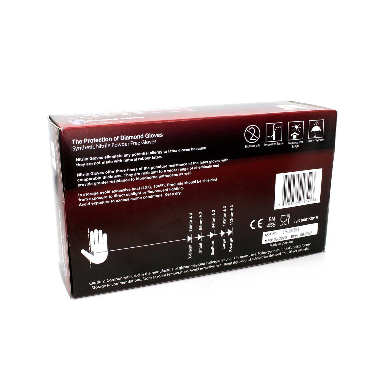Nitrile Black Gloves Medium