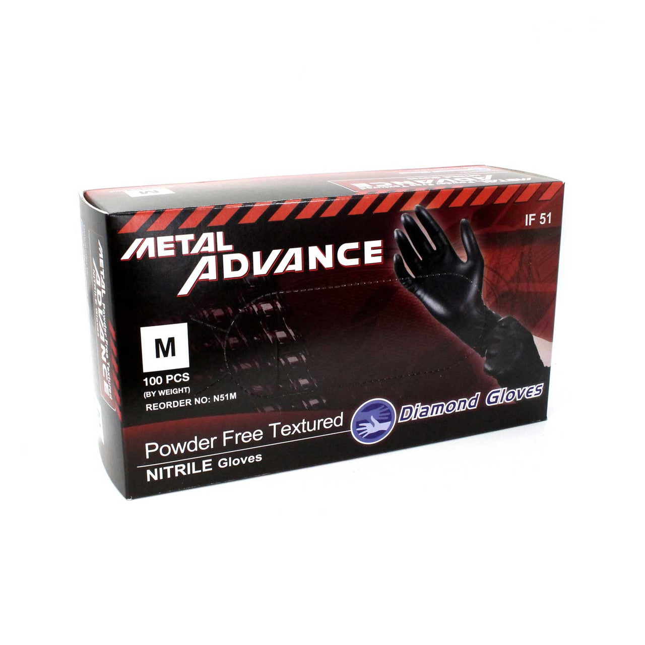 Nitrile Black Gloves Medium