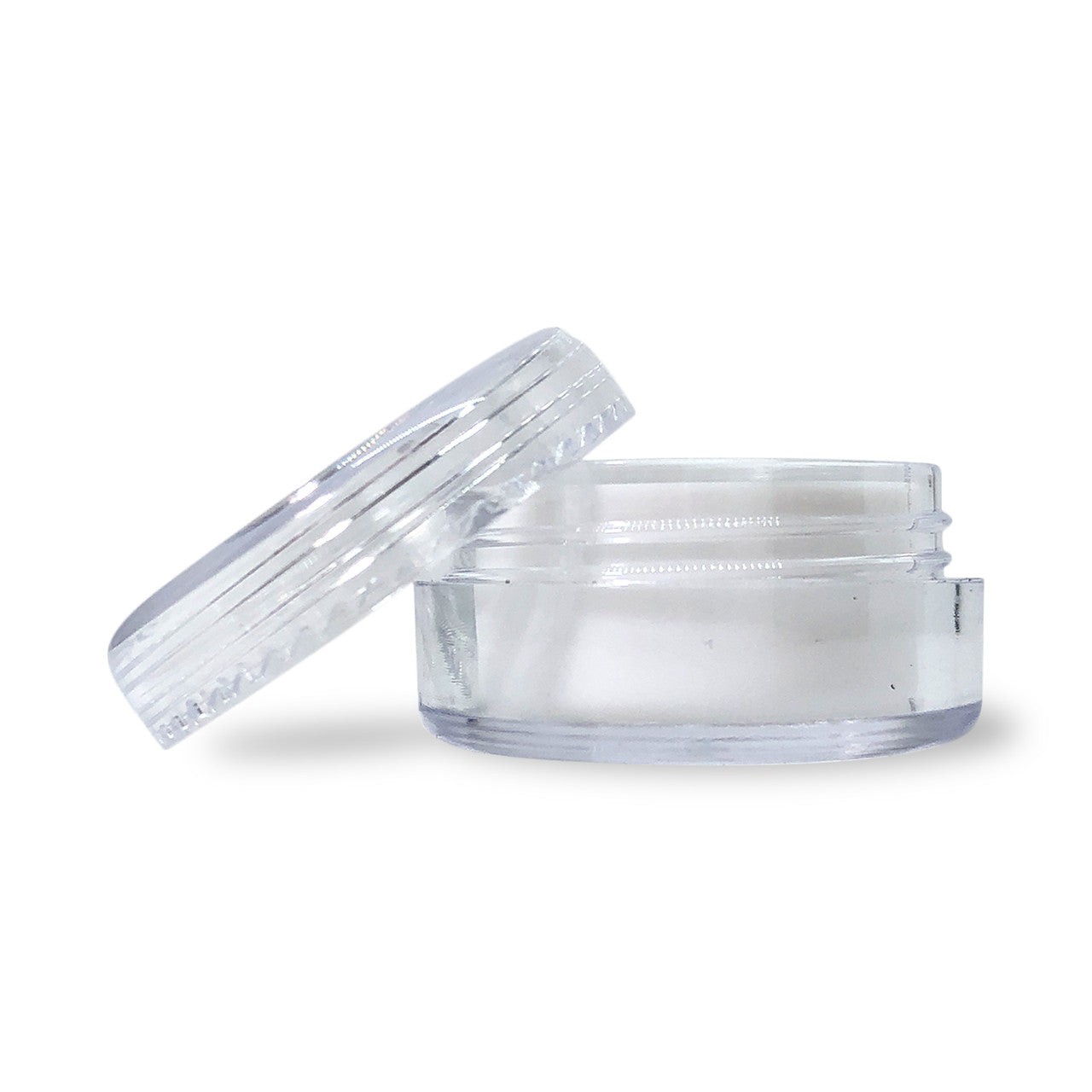 5ml Acrylic Concentrate White Silicone Jars